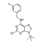 2-Chloro-N-(3-iodobenzyl)-9-(trimethylsilyl)-9H-purin-6-amine