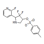 4,4-Difluoro-5-(2-fluoro-3-pyridyl)-3-pyrrolidinyl 4-Methylbenzenesulfonate