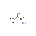 Methyl Cyclobutanecarbimidate Hydrochloride