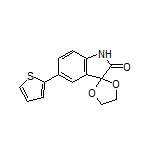 5’-(2-Thienyl)spiro[[1,3]dioxolane-2,3’-indolin]-2’-one