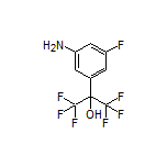 2-(3-Amino-5-fluorophenyl)-1,1,1,3,3,3-hexafluoro-2-propanol