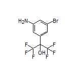 2-(3-Amino-5-bromophenyl)-1,1,1,3,3,3-hexafluoro-2-propanol