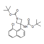 N,1-Di-Boc-3-amino-3-(8-chloro-1-naphthyl)azetidine