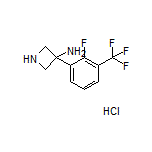 3-Amino-3-[2-fluoro-3-(trifluoromethyl)phenyl]azetidine Hydrochloride