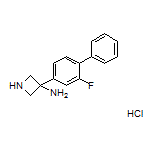 3-Amino-3-(2-fluoro-4-biphenylyl)azetidine Hydrochloride