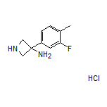 3-Amino-3-(3-fluoro-4-methylphenyl)azetidine Hydrochloride