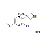 3-Amino-3-(2-chloro-4-methoxyphenyl)azetidine Hydrochloride