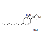 3-Amino-3-(4-hexylphenyl)azetidine Hydrochloride