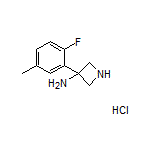 3-Amino-3-(2-fluoro-5-methylphenyl)azetidine Hydrochloride