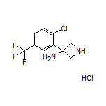 3-Amino-3-[2-chloro-5-(trifluoromethyl)phenyl]azetidine Hydrochloride