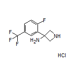 3-Amino-3-[2-fluoro-5-(trifluoromethyl)phenyl]azetidine Hydrochloride