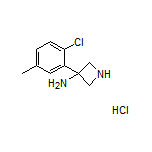 3-Amino-3-(2-chloro-5-methylphenyl)azetidine Hydrochloride