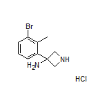 3-Amino-3-(3-bromo-2-methylphenyl)azetidine Hydrochloride