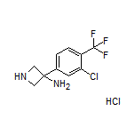 3-Amino-3-[3-chloro-4-(trifluoromethyl)phenyl]azetidine Hydrochloride