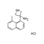 3-Amino-3-(8-methyl-1-naphthyl)azetidine Hydrochloride