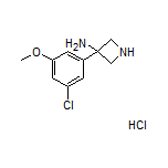 3-Amino-3-(3-chloro-5-methoxyphenyl)azetidine Hydrochloride