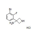 3-Amino-3-(3-bromo-2-fluorophenyl)azetidine Hydrochloride