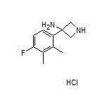 3-Amino-3-(4-fluoro-2,3-dimethylphenyl)azetidine Hydrochloride