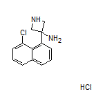 3-Amino-3-(8-chloro-1-naphthyl)azetidine Hydrochloride