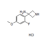 3-Amino-3-(2-fluoro-4-methoxyphenyl)azetidine Hydrochloride