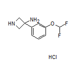 3-Amino-3-[3-(difluoromethoxy)phenyl]azetidine Hydrochloride