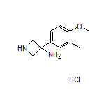 3-Amino-3-(4-methoxy-3-methylphenyl)azetidine Hydrochloride