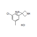 3-Amino-3-(3-chloro-5-methylphenyl)azetidine Hydrochloride