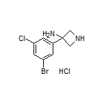 3-Amino-3-(3-bromo-5-chlorophenyl)azetidine Hydrochloride