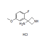 3-Amino-3-(2-fluoro-5-methoxyphenyl)azetidine Hydrochloride