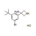 3-Amino-3-[3-bromo-5-(tert-butyl)phenyl]azetidine Hydrochloride