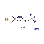 3-Amino-3-[2-methyl-3-(trifluoromethyl)phenyl]azetidine Hydrochloride