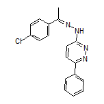 3-[2-[1-(4-Chlorophenyl)ethylidene]hydrazino]-6-phenylpyridazine