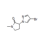 3-(4-Bromo-3-pyrazolyl)-1-methylpyrrolidin-2-one