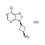 (1S,3S)-3-(6-Chloro-9H-purin-9-yl)cyclobutanamine Hydrochloride