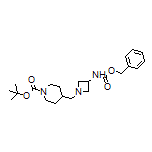 1-[(1-Boc-4-piperidyl)methyl]-N-Cbz-3-aminoazetidine