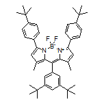 3,7-Bis[4-(tert-butyl)phenyl]-10-(3,5-di-tert-butylphenyl)-5,5-difluoro-1,9-dimethyl-5H-dipyrrolo[1,2-c:2’,1’-f][1,3,2]diazaborinin-4-ium-5-uide