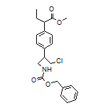 Methyl 2-[4-[1-[[(Benzyloxy)carbonyl]amino]-3-chloro-2-propyl]phenyl]butanoate