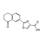 2-(8-Oxo-5,6,7,8-tetrahydro-2-naphthyl)thiazole-4-carboxylic Acid