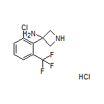 3-Amino-3-[2-chloro-6-(trifluoromethyl)phenyl]azetidine Hydrochloride