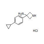 3-Amino-3-(4-cyclopropylphenyl)azetidine Hydrochloride