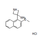 3-Amino-3-(2-methoxy-1-naphthyl)azetidine Hydrochloride