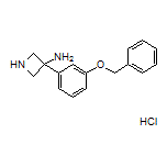 3-Amino-3-[3-(benzyloxy)phenyl]azetidine Hydrochloride