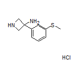 3-Amino-3-[3-(methylthio)phenyl]azetidine Hydrochloride