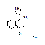 3-Amino-3-(4-bromo-1-naphthyl)azetidine Hydrochloride