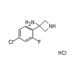 3-Amino-3-(4-chloro-2-fluorophenyl)azetidine Hydrochloride