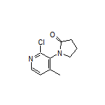 1-(2-Chloro-4-methyl-3-pyridyl)-2-pyrrolidinone