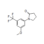 1-[3-Methoxy-5-(trifluoromethyl)phenyl]-2-pyrrolidinone