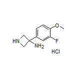 3-Amino-3-(3-fluoro-4-methoxyphenyl)azetidine Hydrochloride