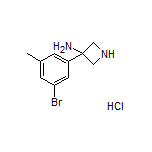 3-Amino-3-(3-bromo-5-methylphenyl)azetidine Hydrochloride