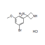 3-Amino-3-(3-bromo-5-methoxyphenyl)azetidine Hydrochloride